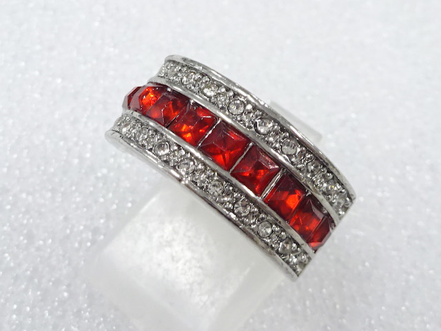 COLORED STONE FASHION RING / JP SIZE 12